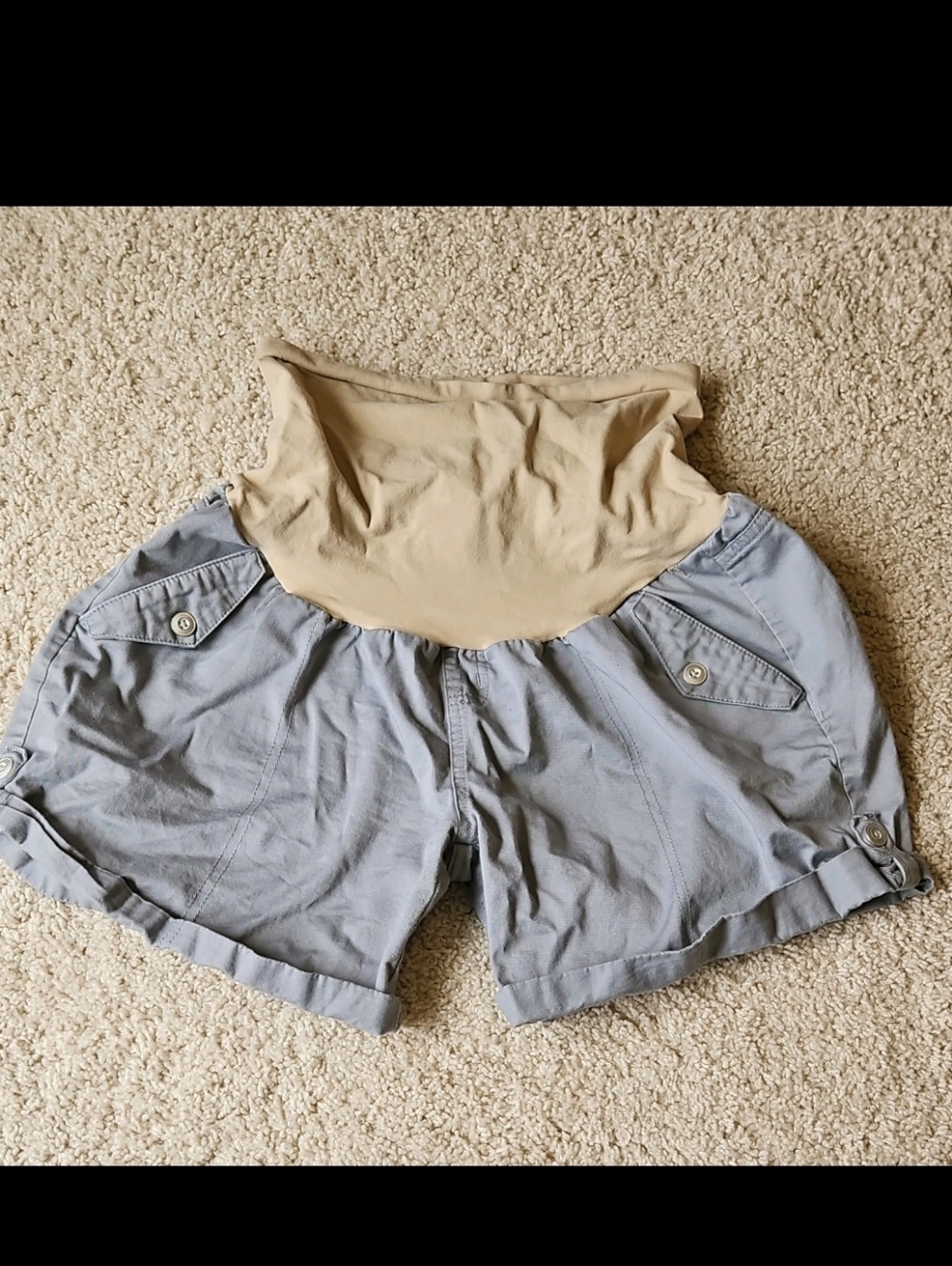Motherhood Maternity Gray Shorts